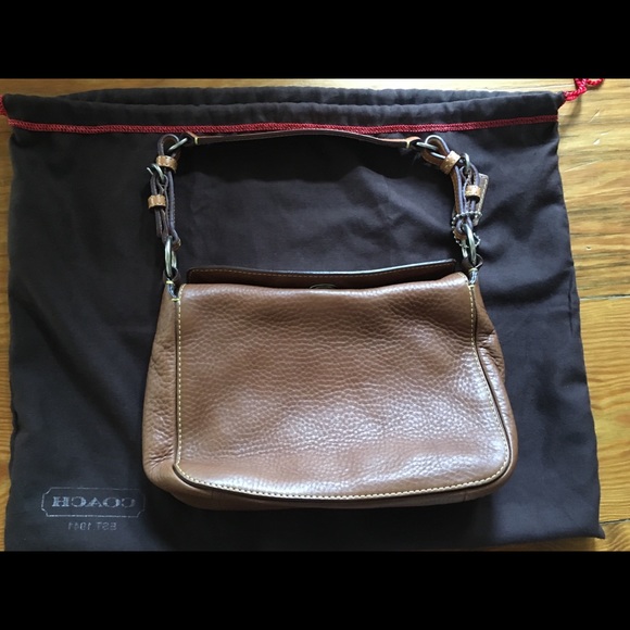 Coach Chelsea Leather Bag In Cognac - Picture 3 of 8